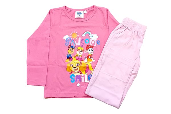 Kislány pizsama - Mancs őrjárat, 110/116-os, rózsaszín