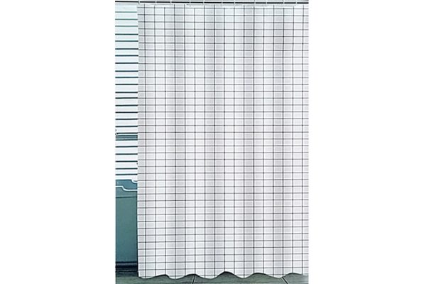 Zuhanyfüggöny (extra hosszú) - 240x180 cm (4,5x6,5 cm rácsos)