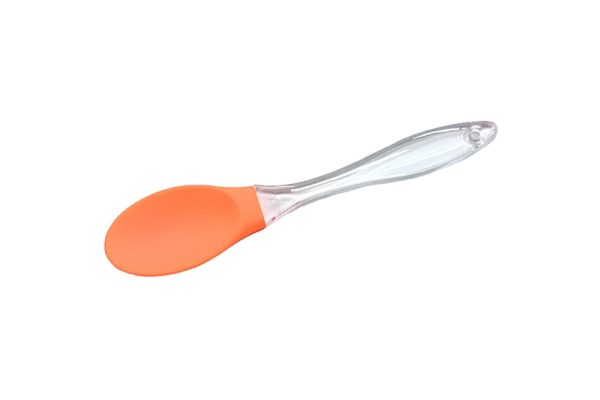 Konyhai szilikon spatula - hőálló, narancssárga
