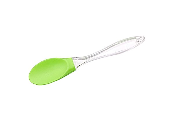 Konyhai szilikon spatula - hőálló, zöld