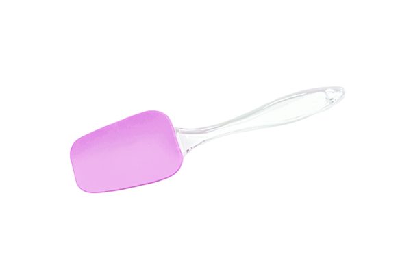 Konyhai szilikon spatula - hőálló, lila (széles)