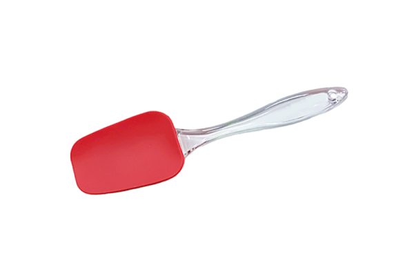 Konyhai szilikon spatula - hőálló, piros (széles)