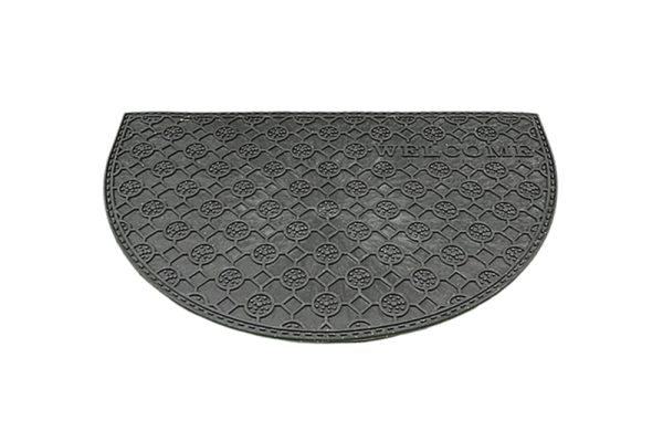 Bejárati lábtörlő, gumi, fékör, 45x70 cm (fekete)