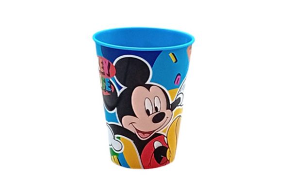 Mickey egeres mikrózható műanyag pohár - 260 ml, kék